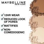 Maybelline Fit Me Matte + Poreless Pressed Face Powder Makeup, Classic Ivory, 1 Count - Image 3